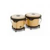 L'Armoniosa World / Hand Percussion Latin Percussion Aspire Wood Bongos | Natural With Black Hardware