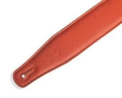Levys Levy's 2 1/2 Inch Wide Orange Ergonomic RipChord Guitar Strap.