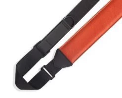 Levys Levy's 2 1/2 Inch Wide Orange Ergonomic RipChord Guitar Strap.