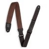 Levys Guitar Accessories Levy's 2 Inch Wide Brown Cotton RipChord Guitar Strap.