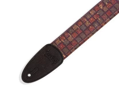 Levys Guitar Accessories Levy's 2 Inch Wide Orleans Cork Guitar Strap 5 Levys Guitar Accessories Levy's 2 Inch Wide Orleans Cork Guitar Strap
