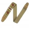 Levys Levy's Hemp Guitar Strap | Pink & Red Rose Guitar Accessories