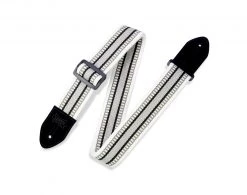 Levys Guitar Accessories Levy's Leathers Grasshopper Guitar Strap | Black/Green/White