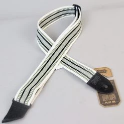 Levys Guitar Accessories Levy's Leathers Grasshopper Guitar Strap | Black/Green/White