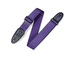 Levys Guitar Accessories Levy's Leathers Signature L Guitar Strap | Burgundy / Navy