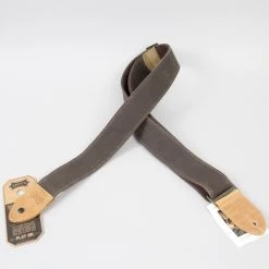 Levys Levy's Leathers Traveler' Waxed Canvas Guitar Strap | Brown