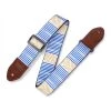 Levys Levy's Leathers Tribal Chevron Guitar Strap | Blue/Gold