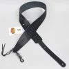 Levys Levy's MVR317COL-BLK Guitar Strap | Leather Pebbled Texture