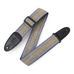 Levys Guitar Accessories Levy's Polyester Guitar Strap | Blue Thai Motif