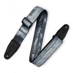 Levys Levy's Polyester Guitar Strap | Grey Abstract Tree