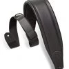 Levys Right Height Padded Guitar Strap | MRHGP-BLK Guitar Accessories