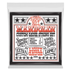 Ernie Ball Light Loop End Stainless Steel Mandolin Guitar Strings | 9-34 Gauge