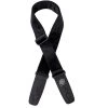 Lockit Lock-It Crushed Velvet 2" Strap | Black Guitar Accessories