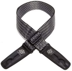 Lockit Lock-It Polypro Series 2" Guitar Strap | White Checker Guitar Accessories