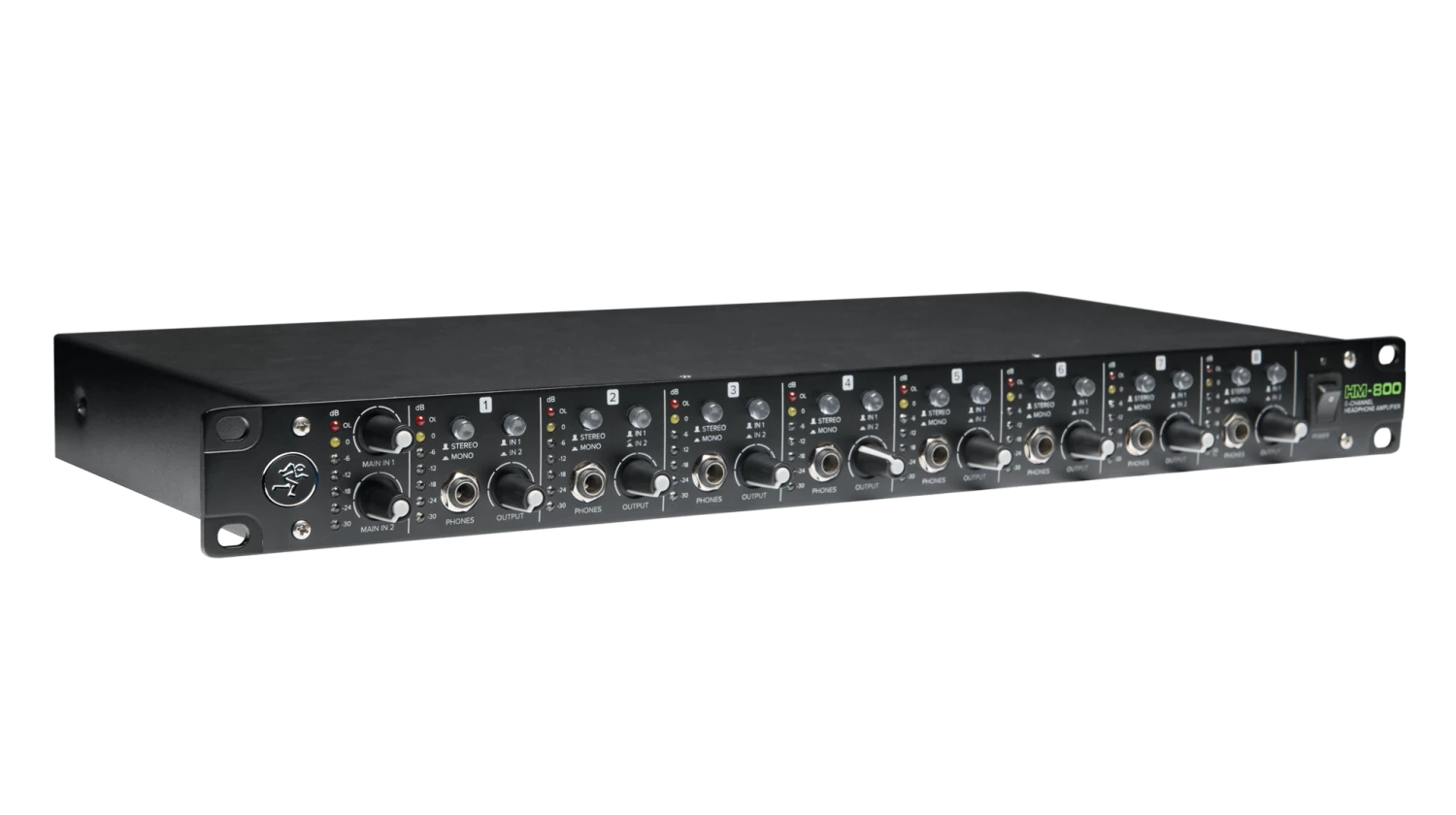 Mackie HM-800 8-Channel Headphone Amplifier 3 Mackie HM-800 8-Channel Headphone Amplifier