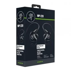 Mackie MP-220 Dual Dynamic Driver Professional In-Ear Monitors Wireless Monitors