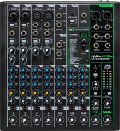 Mixing Consoles Mackie PROFX10V3 10 Channel Mixer With Effects And USB Connectivity