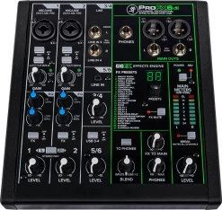 Mixing Consoles Mackie PROFX6V3 6 Channel Mixer With Effects And USB Connectivity