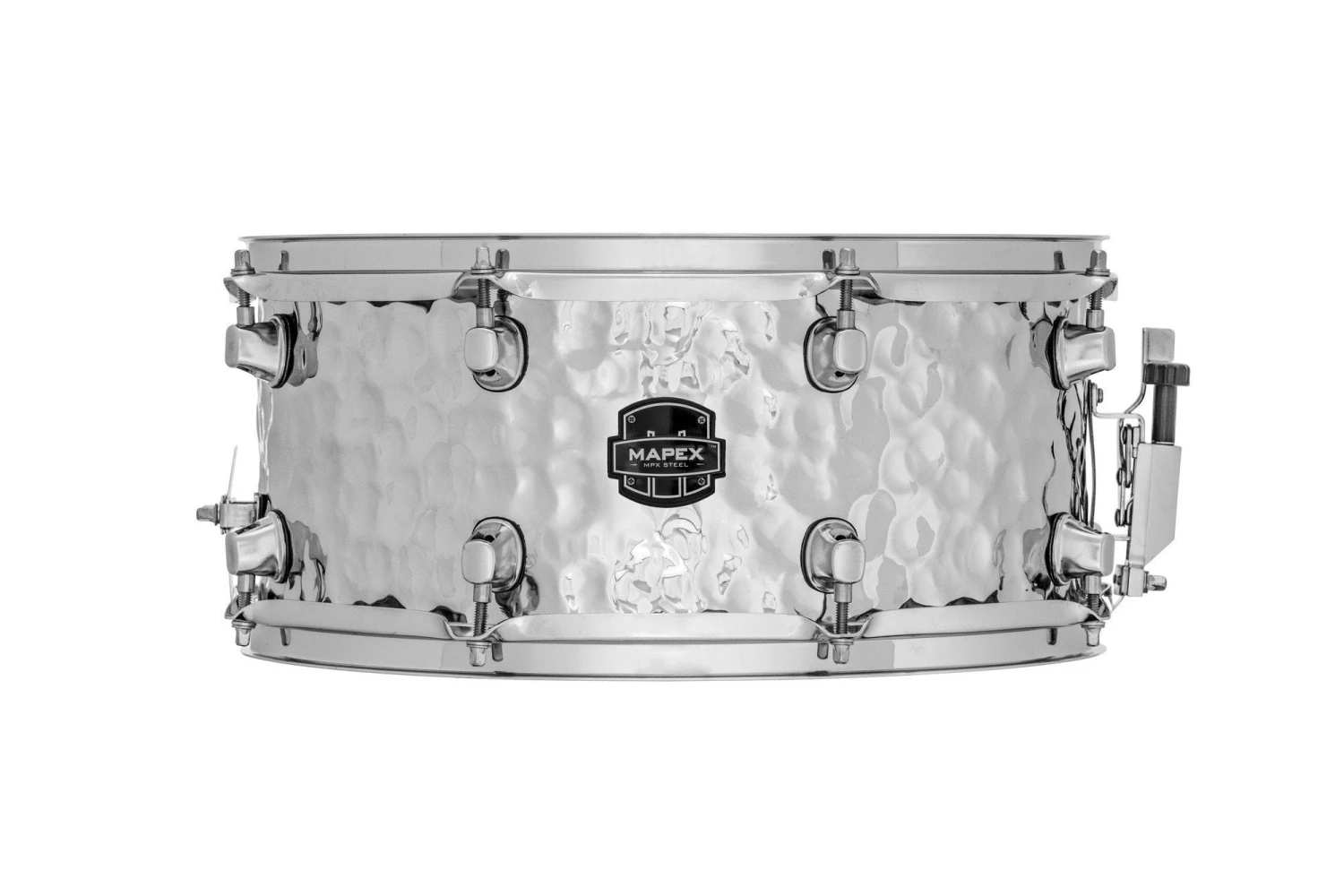 Mapex MPST4658H Steel Hammered 14" X 6.5" Snare Drum 3 Mapex MPST4658H Steel Hammered 14" X 6.5" Snare Drum