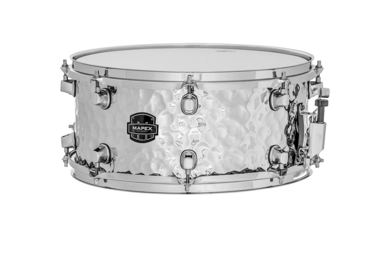 Mapex MPST4658H Steel Hammered 14" X 6.5" Snare Drum 5 Mapex MPST4658H Steel Hammered 14" X 6.5" Snare Drum