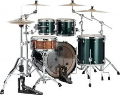 Mapex Saturn Evolution 4-Piece Shell Pack | Brunswick Green Acoustic Drums 5 Mapex Saturn Evolution 4-Piece Shell Pack | Brunswick Green Acoustic Drums