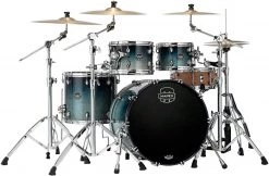 Mapex Saturn Rock 4-Piece Sell Pack | Teal Blue Fade Acoustic Drums