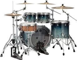 Mapex Saturn Rock 4-Piece Sell Pack | Teal Blue Fade Acoustic Drums