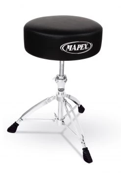 Drum Hardware Mapex T750A Round Top Drum Throne Heavy Duty