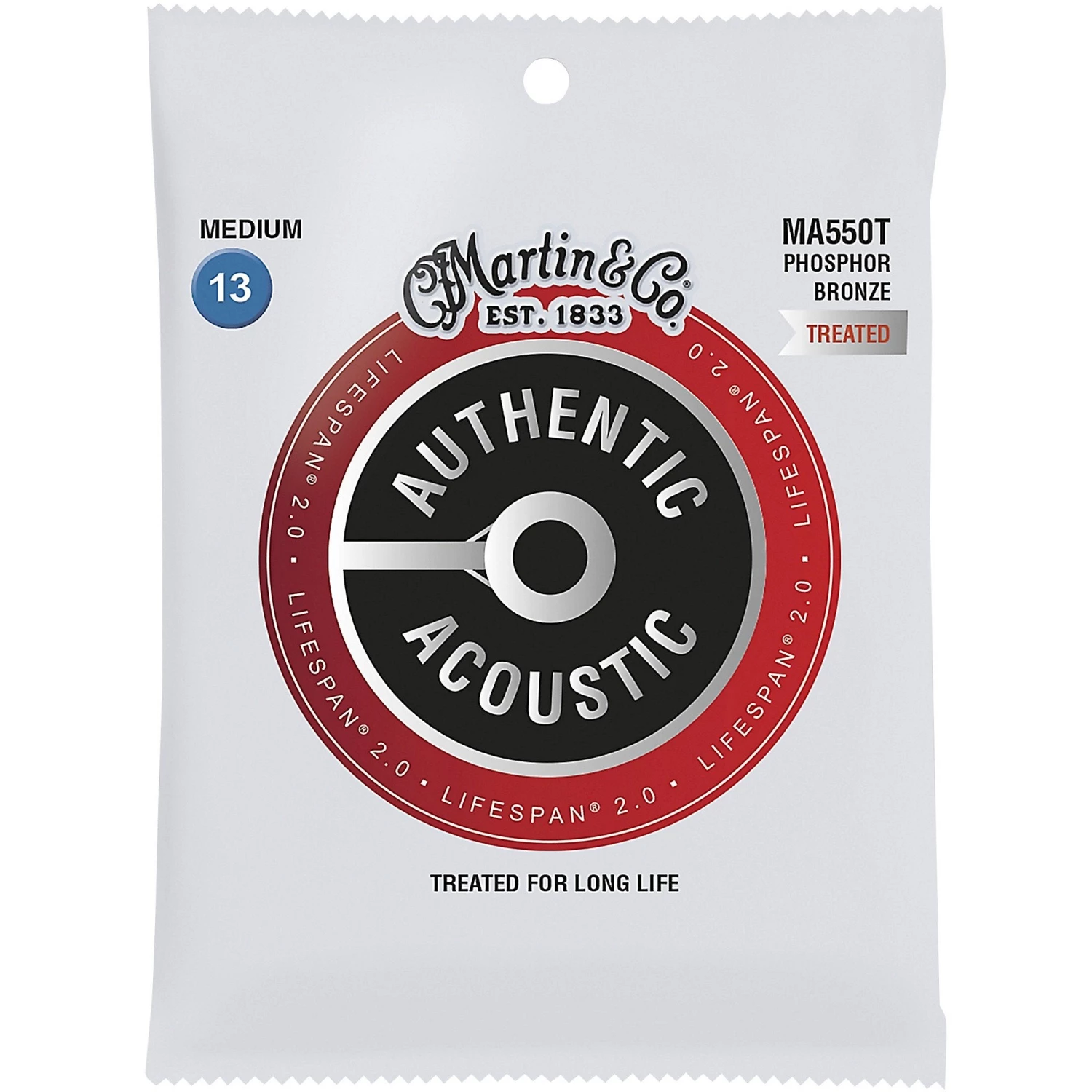 Martin Lifespan Medium 92/8 Phosphor Bronze Guitar Strings 3 Martin Lifespan Medium 92/8 Phosphor Bronze Guitar Strings
