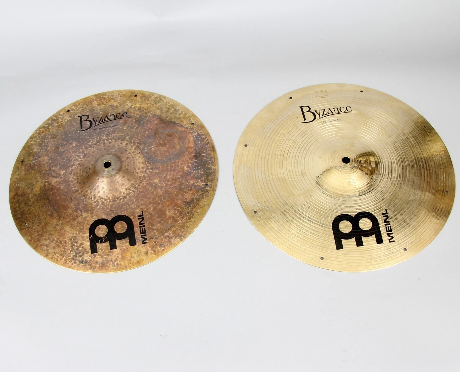 Meinl 14" Byzance Brilliant Fast Hi-Hats | B14FH Cymbals 3 Meinl 14" Byzance Brilliant Fast Hi-Hats | B14FH Cymbals