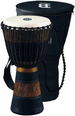 Meinl ADJ3-M+BAG Rope Tuned 10" Wood Djembe