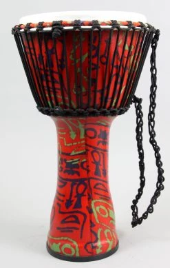 Meinl Rope Tuned Travel Series Djembe | Pharoah's Script World / Hand Percussion