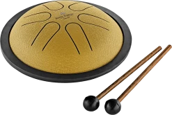 Meinl Sonic Energy Mini Steel Tongue Drum, B Major, Gold