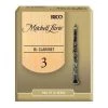 D'Addario Mitchell Lurie Bb Clarinet Reeds, Strength 3.0, 10 Pack