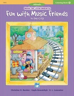 Alfred Publishing Music For Little Mozarts - Coloring Book - Fun With Music Friends Piano Books
