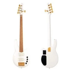Music Man BFR Bongo 5 HH Crescendo White Sparkle