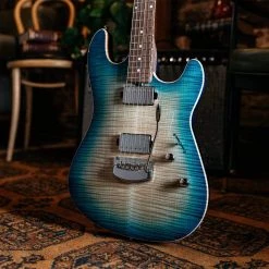 Music Man Sabre BFR Guitar | Blue Burst