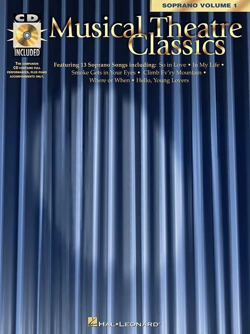 Hal Leonard Vocal Books Musical Theatre Classics Vol 1- Soprano 3 Hal Leonard Vocal Books Musical Theatre Classics Vol 1- Soprano