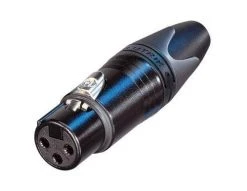 Hosa Pro Audio Accessories Neutrik Female 3-Pole XLR Connector | NC3FXX-BAG