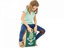 Nino Chalkboard Cajon | Dark Green Other Folk Instruments