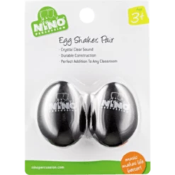 Other Folk Instruments Nino Kids Percussion Egg Shaker Pair | Black