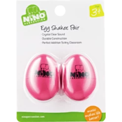 Other Folk Instruments Nino Kids Percussion Egg Shaker Pair | Strawberry Pink