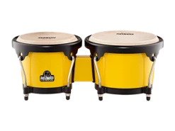 World / Hand Percussion NINO Percussion NINO17Y-BK ABS Plus Bongos, Yellow
