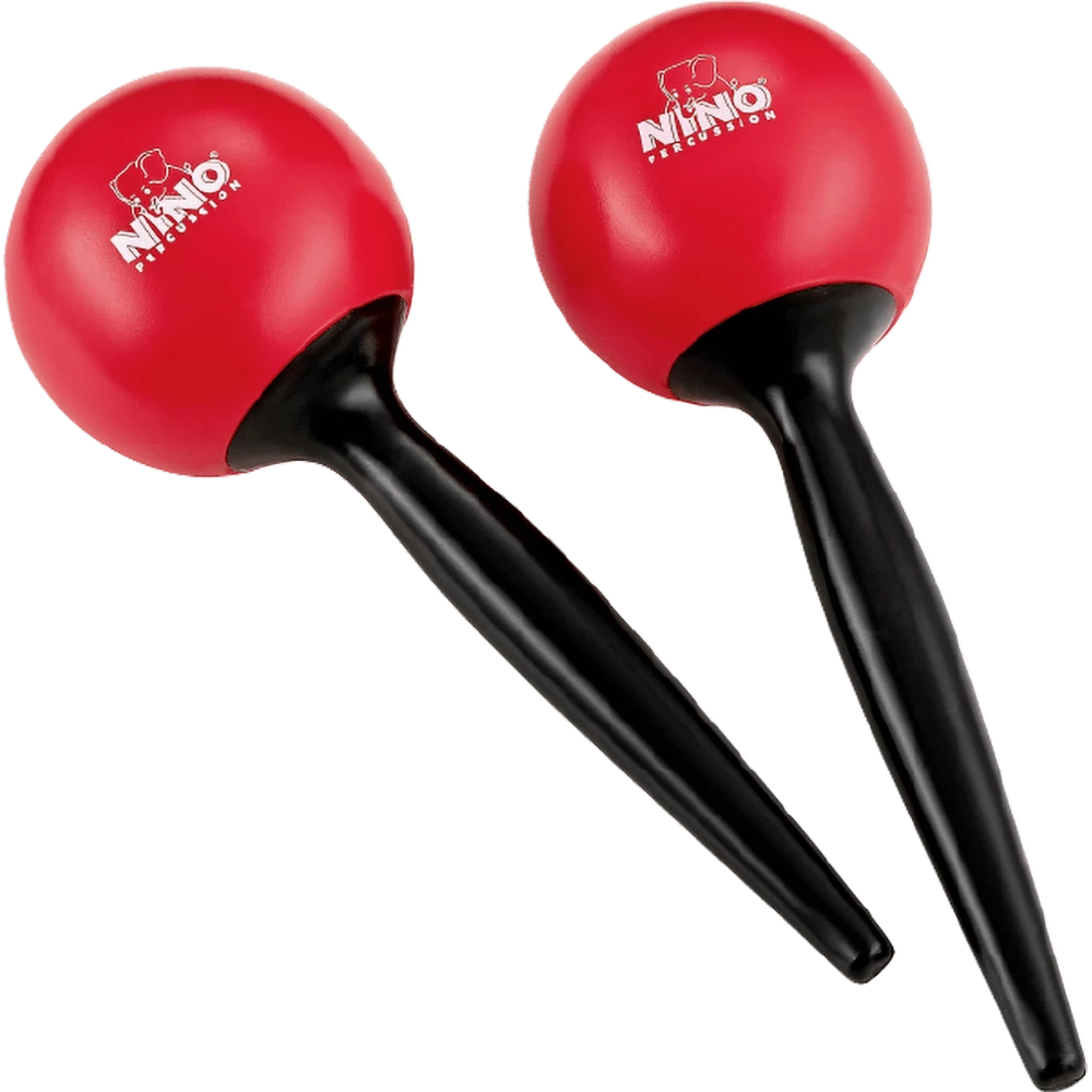 Other Folk Instruments Nino Plastic Maracas | Red 3 Other Folk Instruments Nino Plastic Maracas | Red