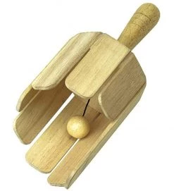 Other Folk Instruments Nino Wood Ball Stirring Drum | Siam Oak
