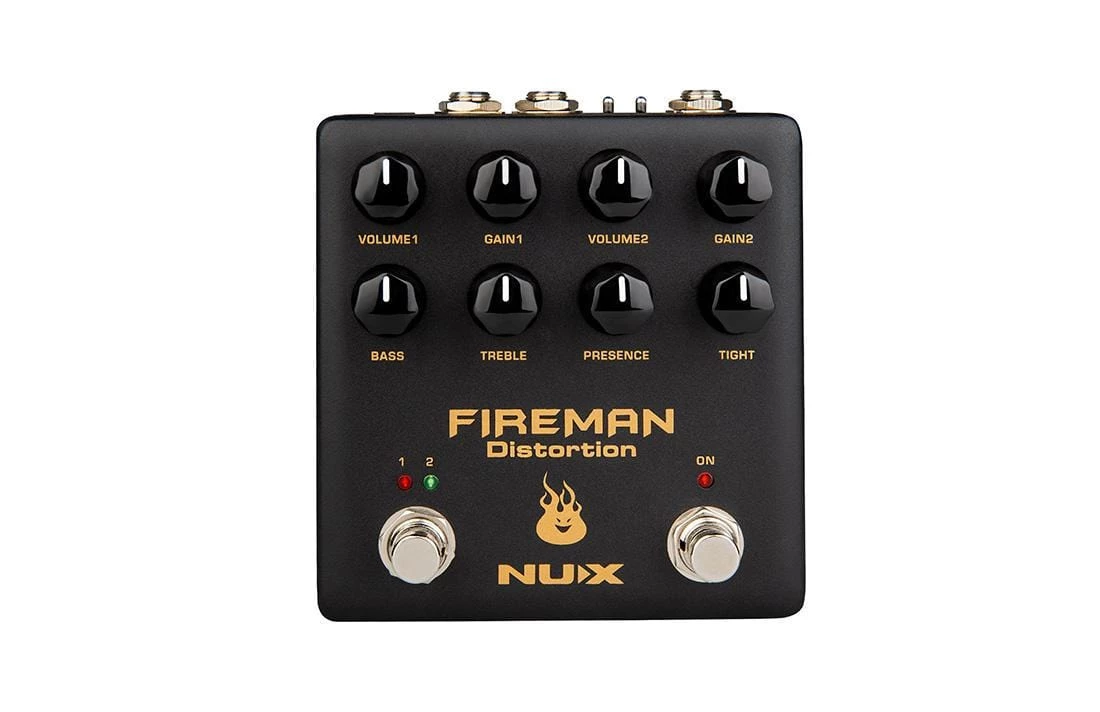 NU-X NUX Fireman Distortion Pedal 3 NU-X NUX Fireman Distortion Pedal