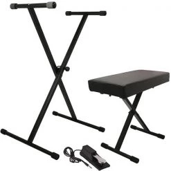 On-Stage Keyboard Stand & Bench Pack | KPK6550 Keyboard Accessories