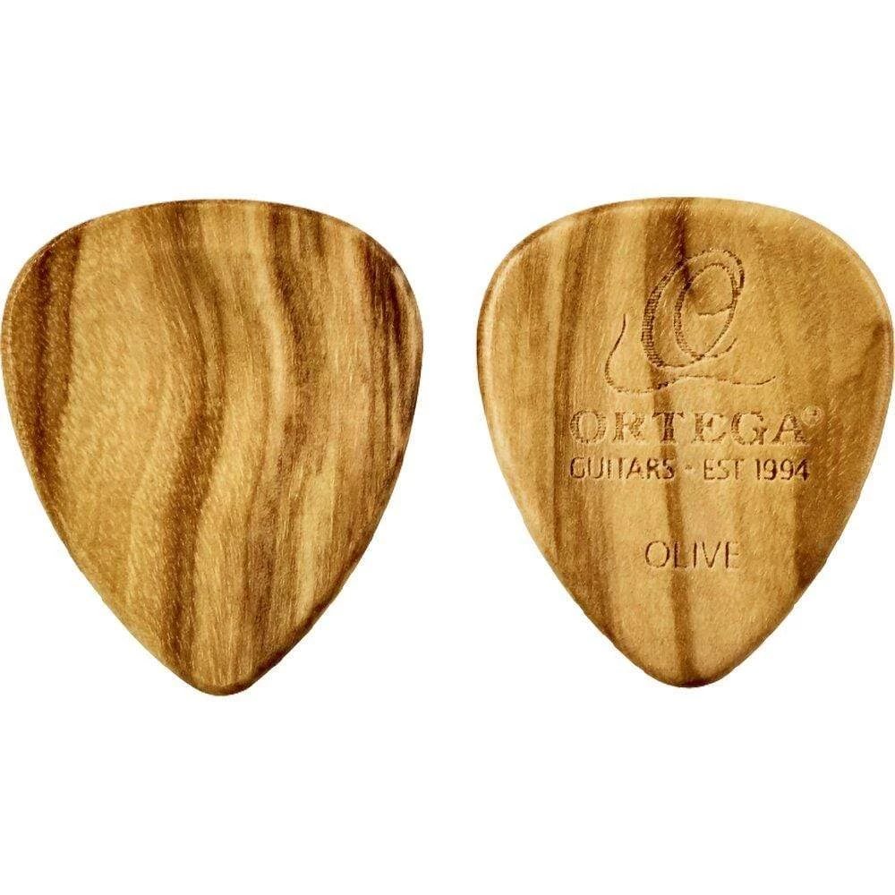 Ortega Curved Wooden Guitar Pick | Olive Wood Guitar Accessories 3 Ortega Curved Wooden Guitar Pick | Olive Wood Guitar Accessories