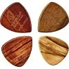Guitar Accessories Ortega Curved Wooden Guitar Pick Variety Pack