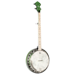 Ortega Falcon Series Banjo | Transparent Green